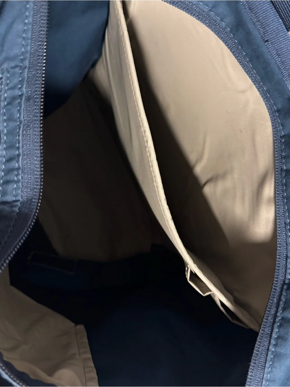 Fjallraven Deep Blue zip-Top Canvas Backpack/Tote